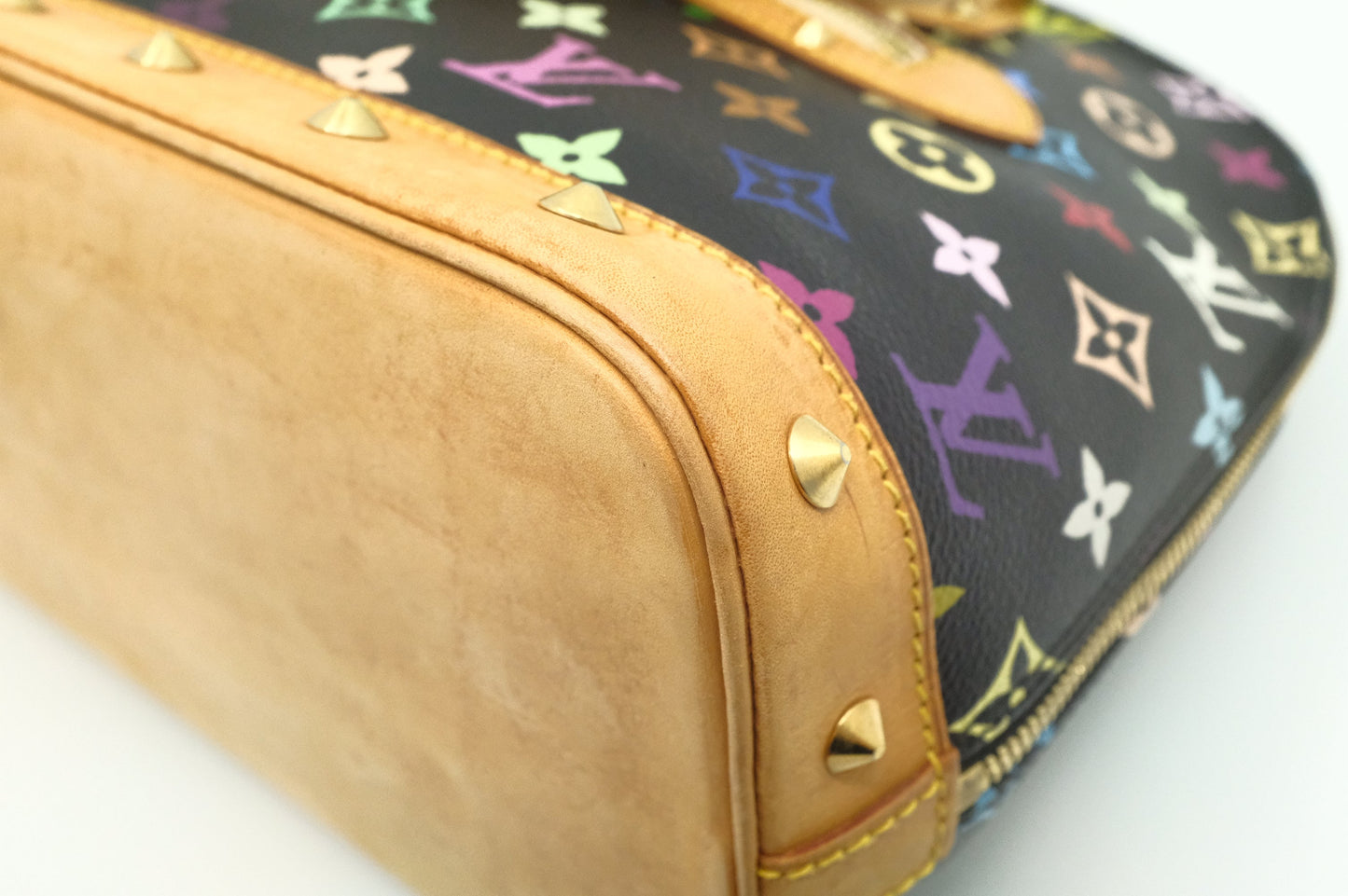Louis Vuitton Alma in Black Multicolor Canvas
