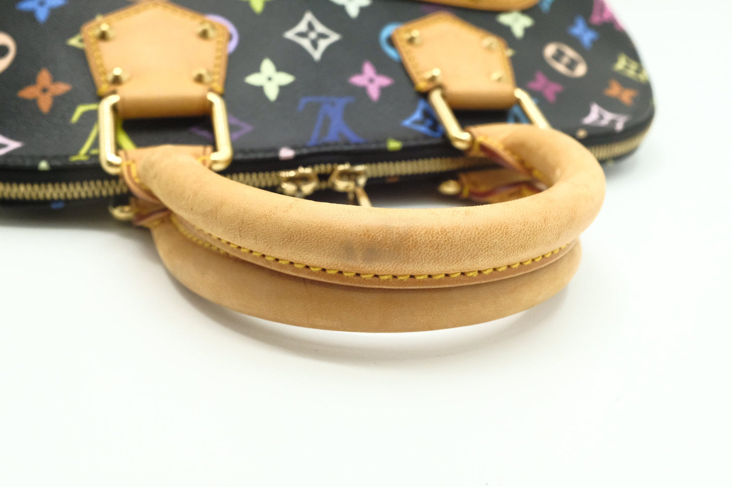 Louis Vuitton Alma in Black Multicolor Canvas