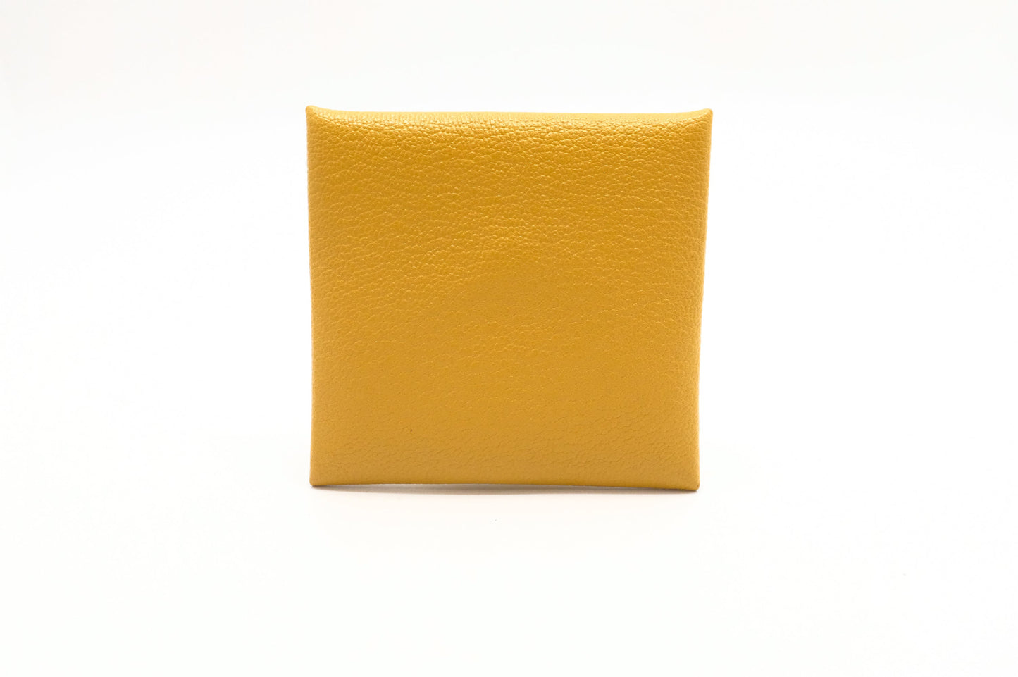 Hermes Bastia Coin Case in Yellow Epsom Leather