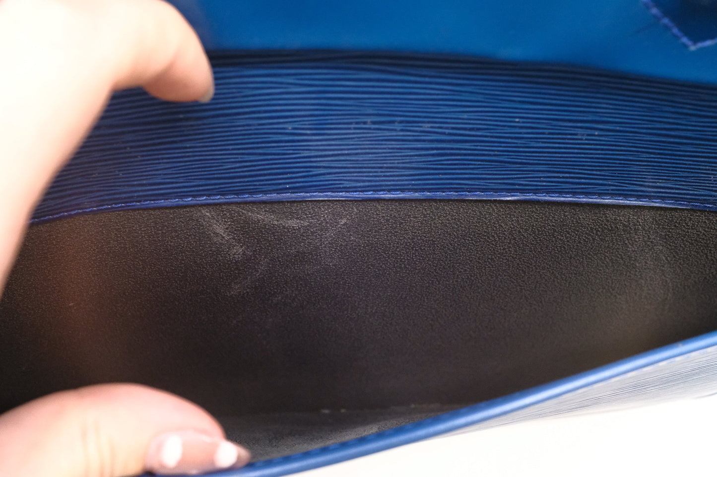 Louis Vuitton Riviera in Blue Epi Leather