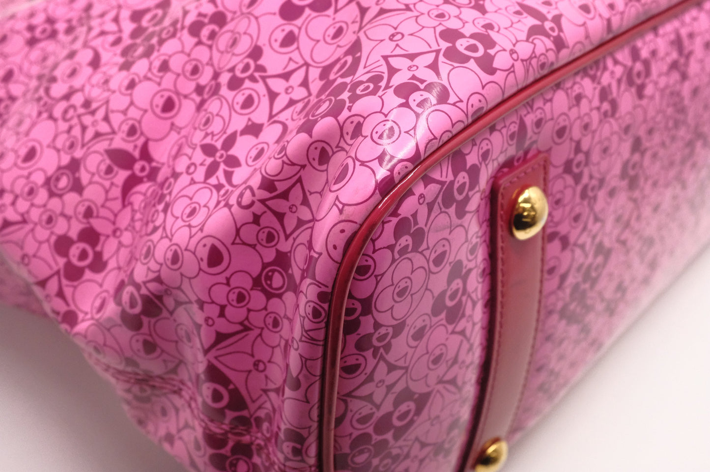 Louis Vuitton Cosmic Blossom Tote in Pink Vinyl Canvas