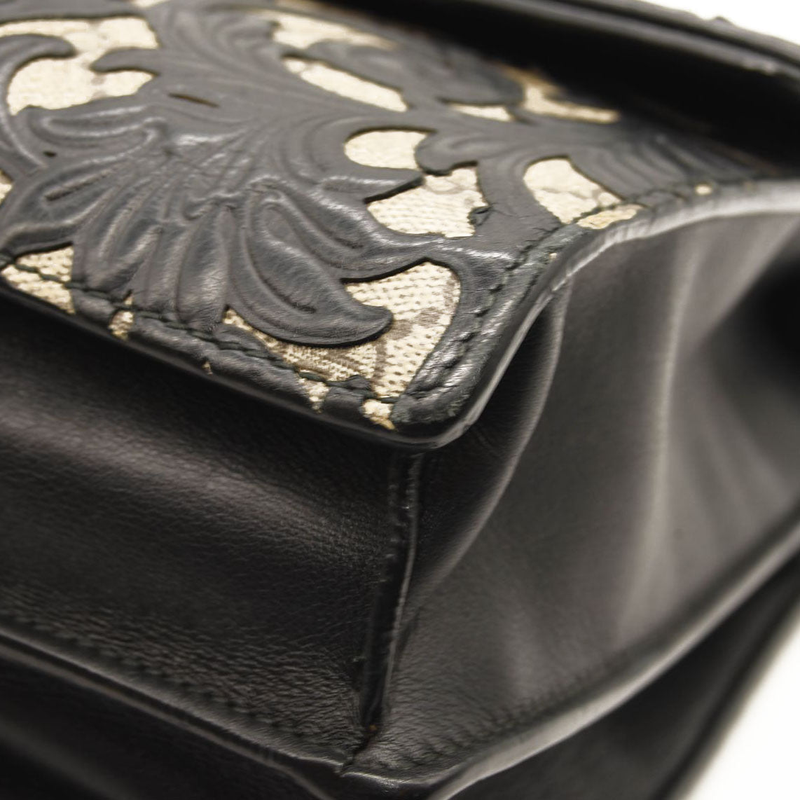 Gucci Dionysus Shoulder Bag GG Supreme Arabesque Medium Black/Beige