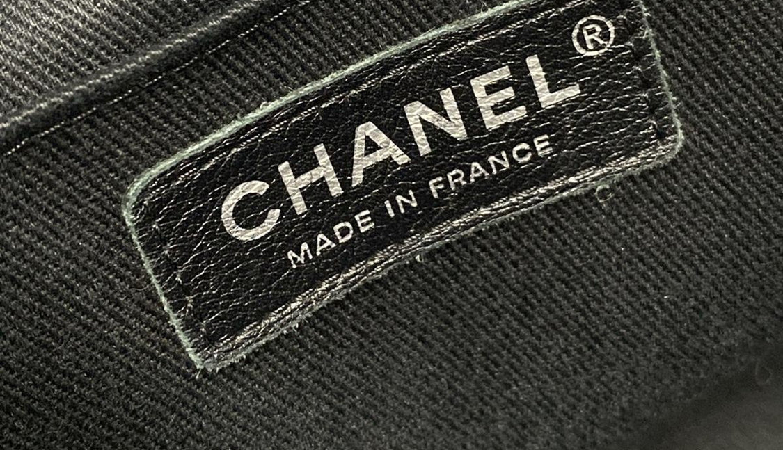 Chanel large stitch shoulder bag