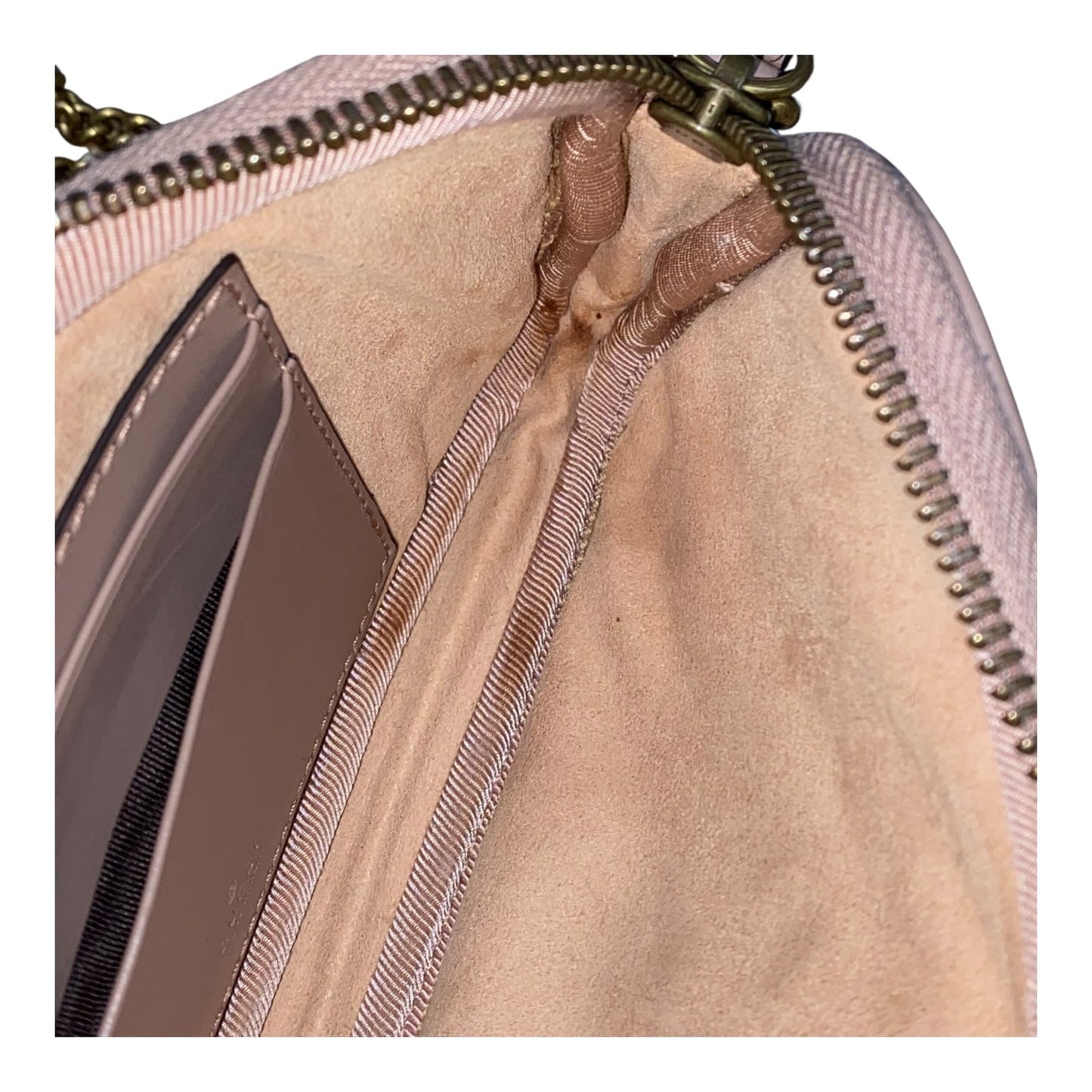 Handbag Luxury Designer By Gucci In Pink, Size:MINI