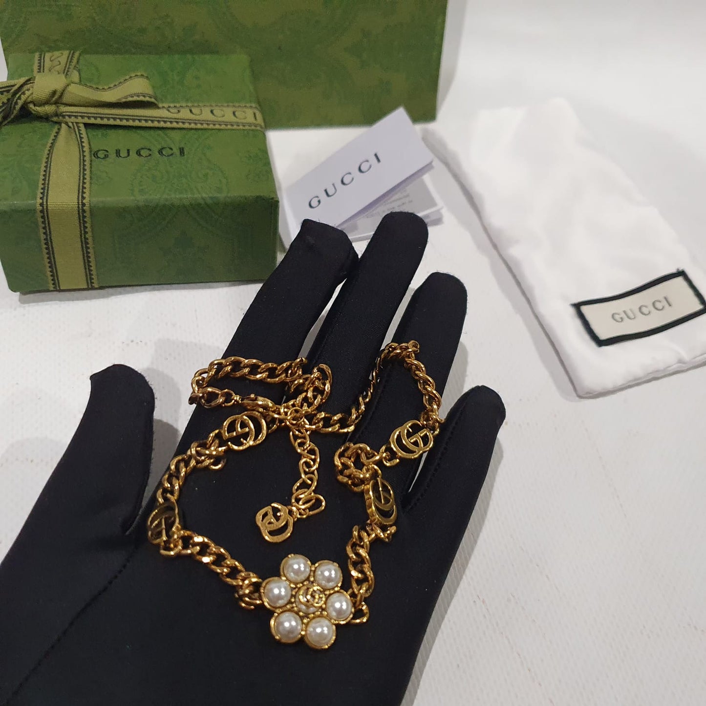 Gucci Necklace and Bracelet