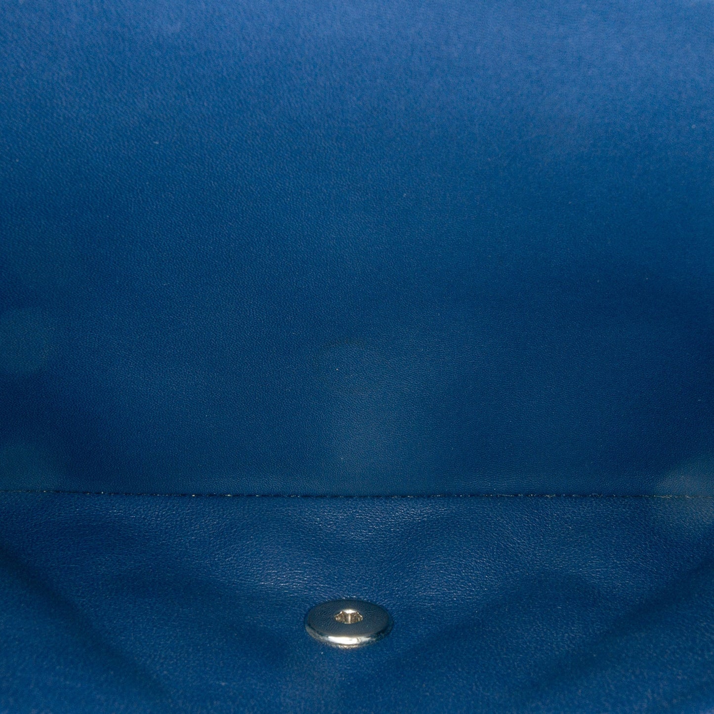 Blue Chanel Jumbo Classic Lambskin Double Flap Shoulder Bag