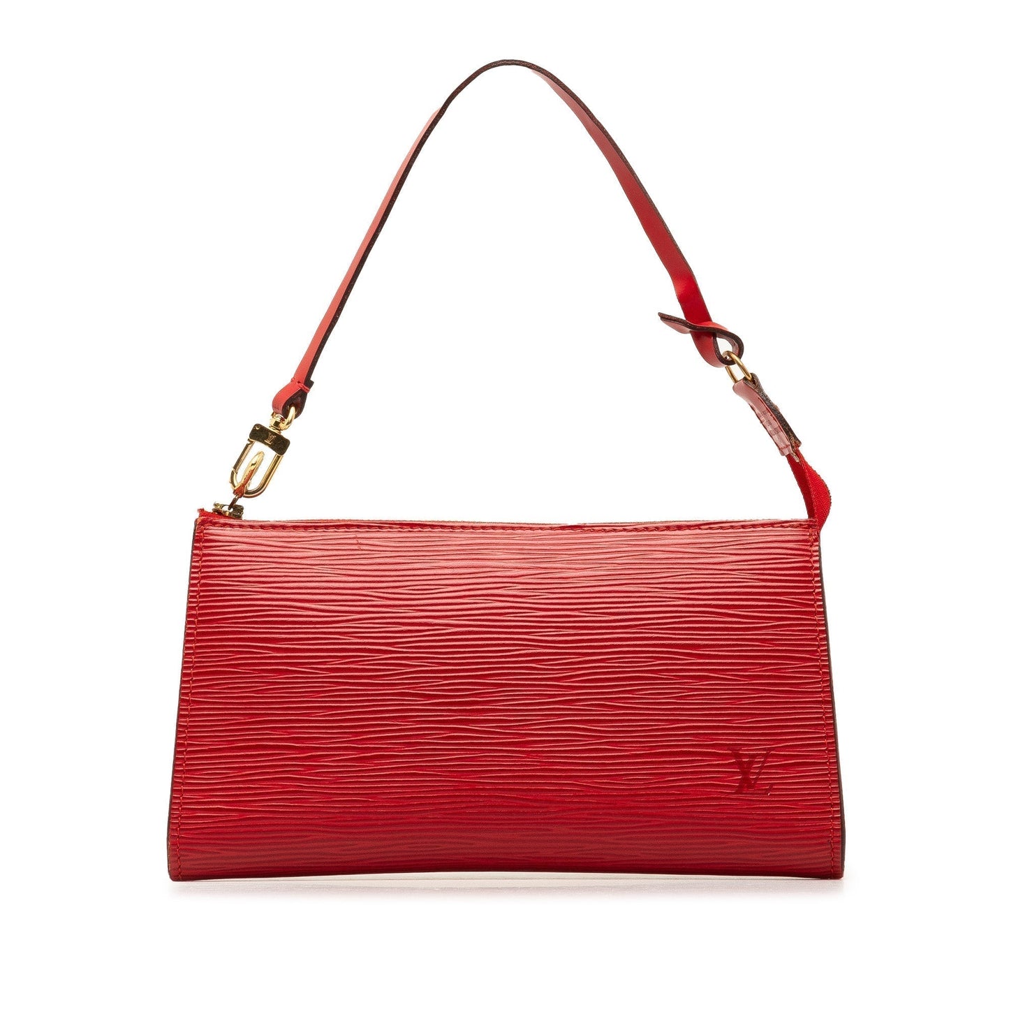 Red Louis Vuitton Epi Pochette Accessoires Shoulder Bag