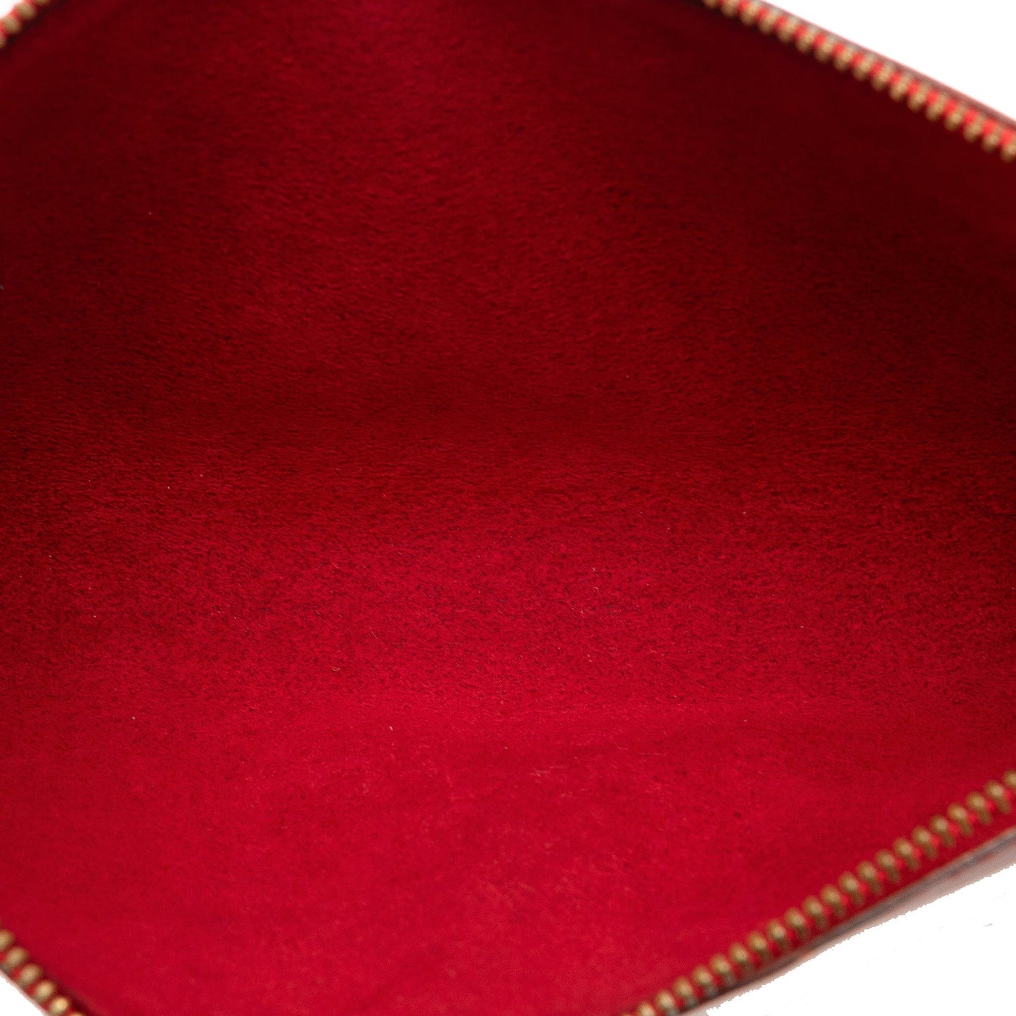 Red Louis Vuitton Epi Pochette Accessoires Shoulder Bag