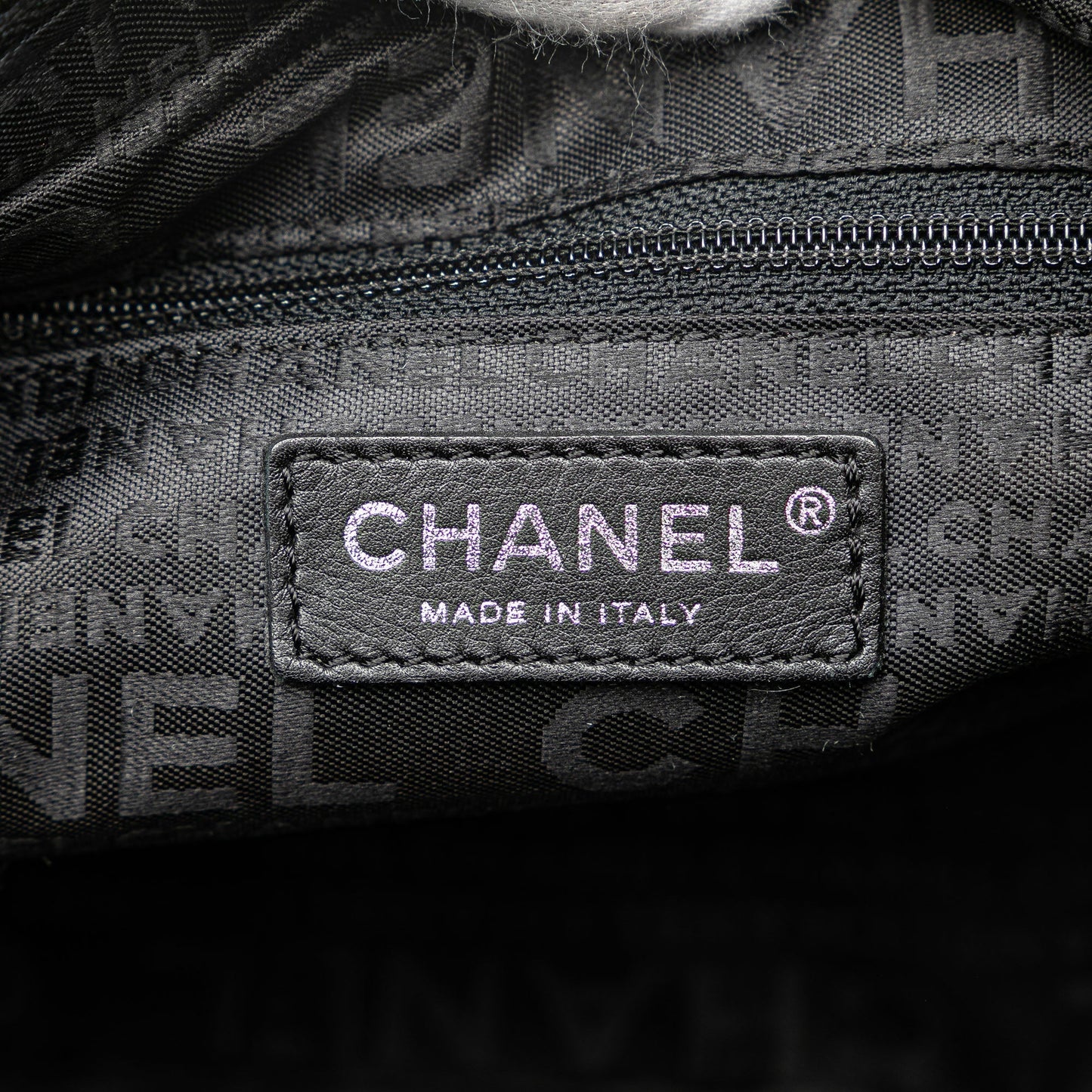 Gray Chanel Tweed Camellia Shoulder Bag
