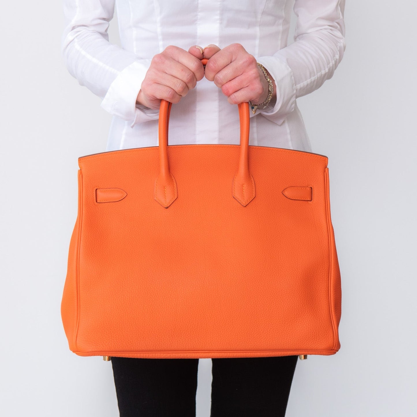 Hermes Orange Birkin 35