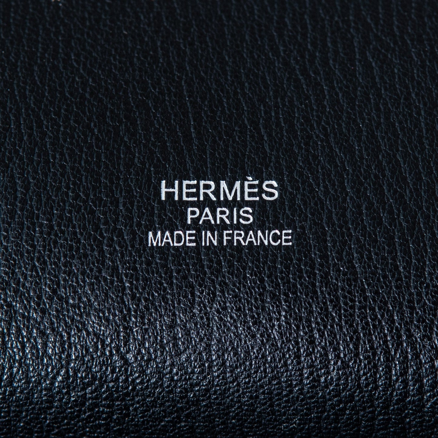 Hermes Jypsiere 37 Black Leather Bag