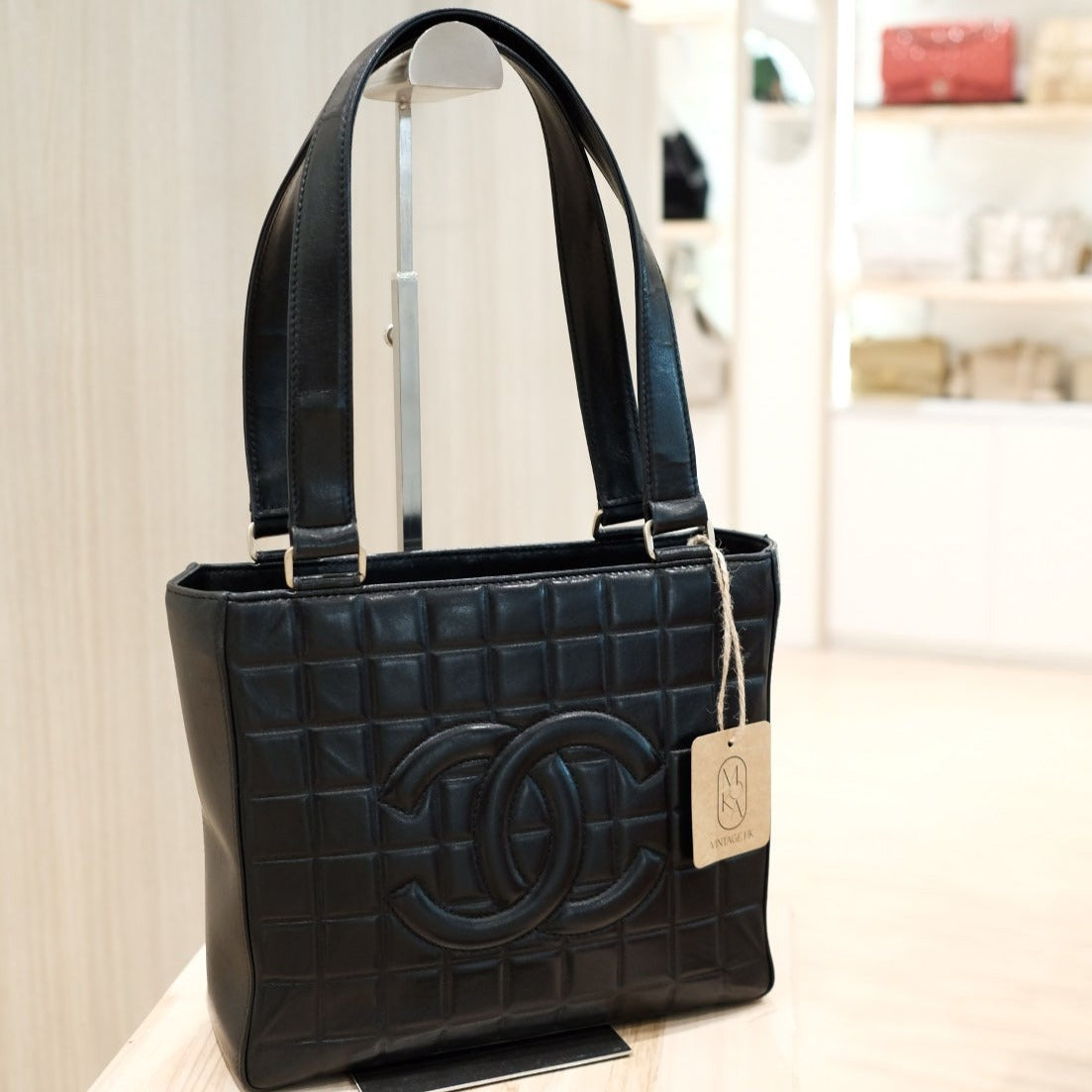 Chanel CC choco bar shoulder bag