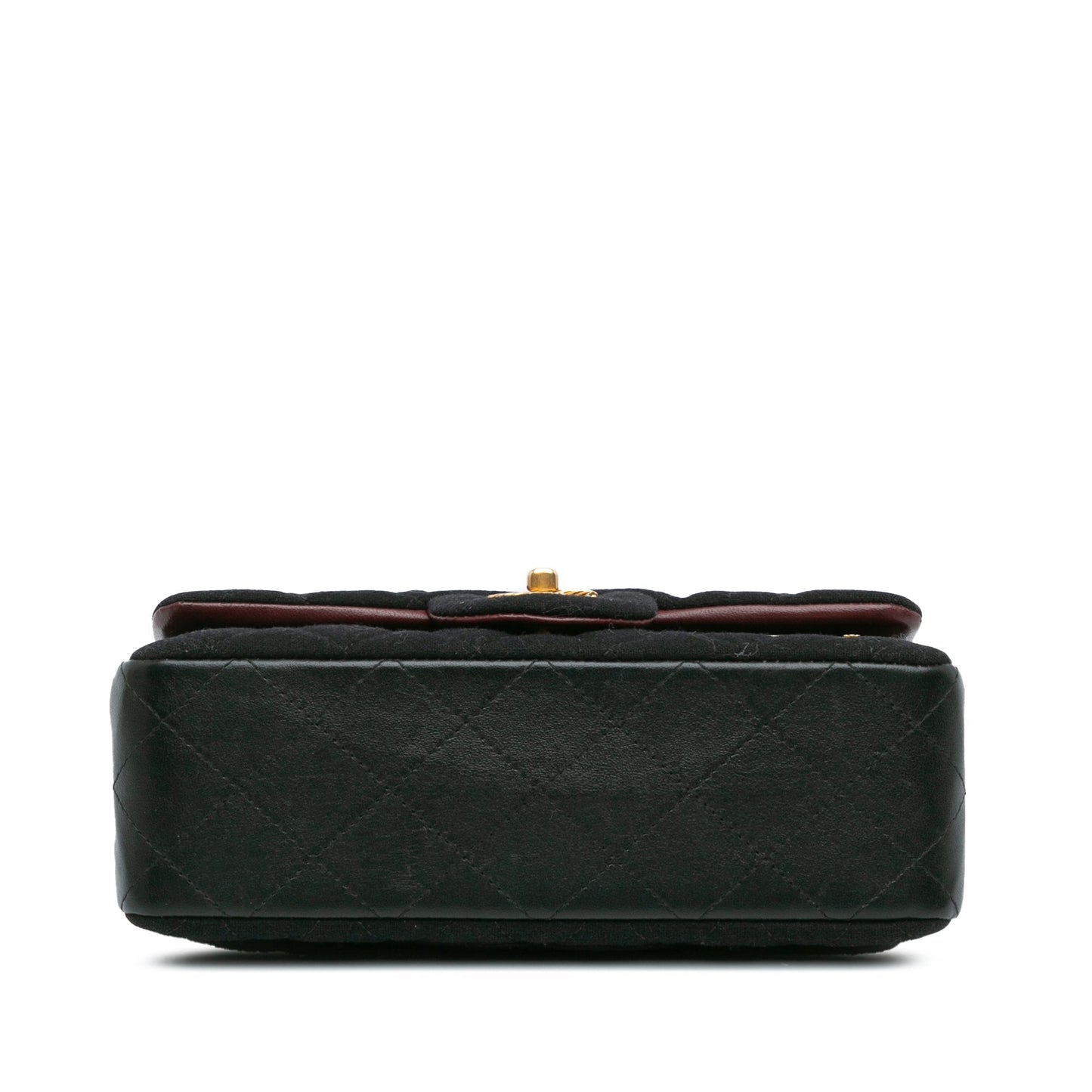 Black Chanel Paris Hamburg Small Classic Jersey Coco Sailor Double Flap Shoulder Bag