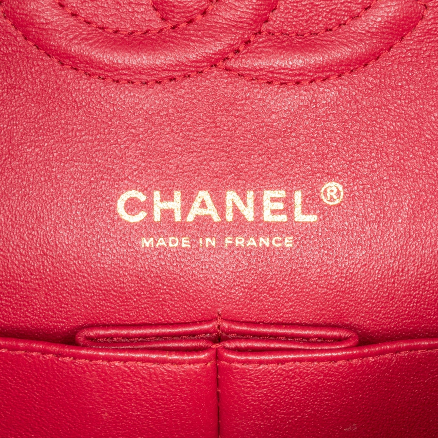 Pink Chanel Medium Classic Lambskin Double Flap Shoulder Bag