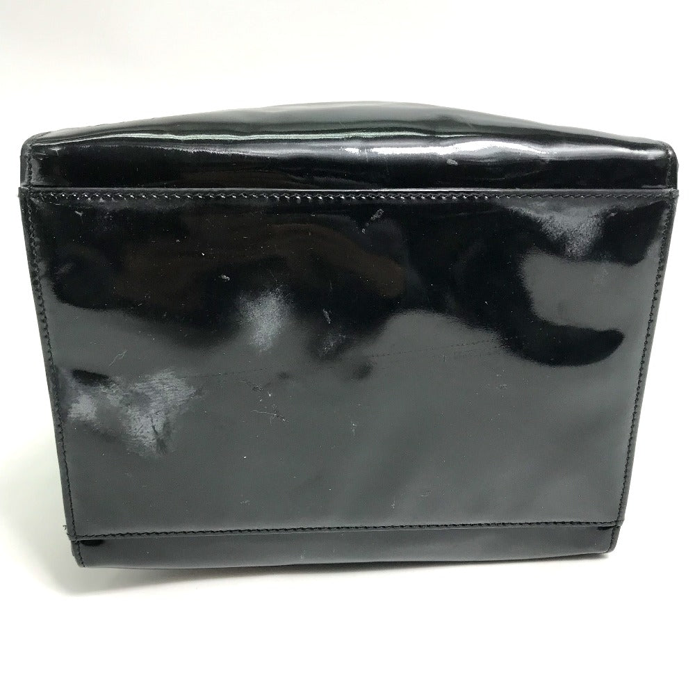 CHANEL Shoulder Bag Patent leather black CCCOCO Mark purse Women Used