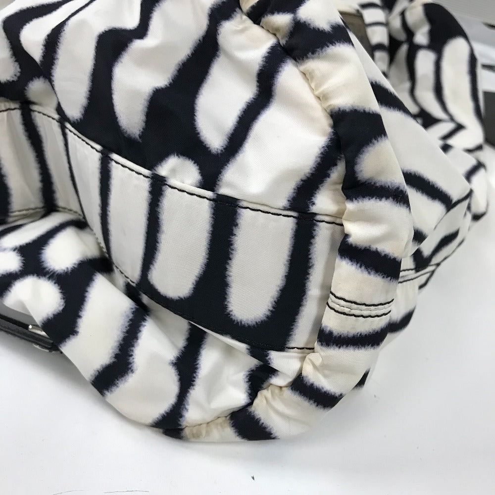CHANEL Shoulder Bag Nylon white Sports CC COCO Mark Women Used