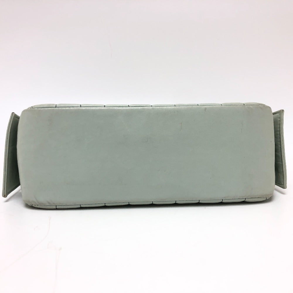 CHANEL Shoulder Bag leather green CC COCO Mark Women Used