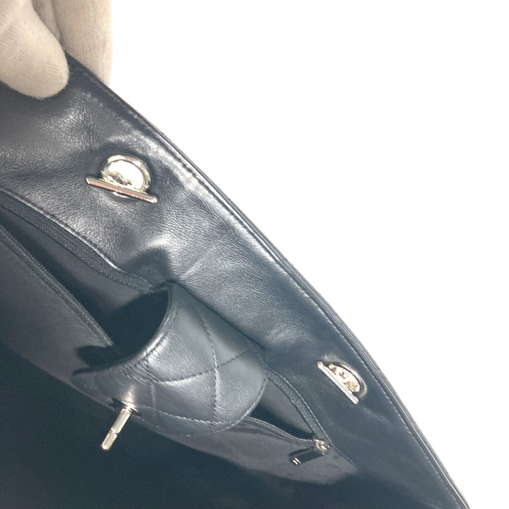 CHANEL Shoulder Bag A91046 lambskin black CC COCO Mark Matelasse Quilting
