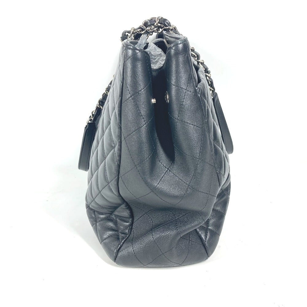 CHANEL Shoulder Bag A91046 lambskin black CC COCO Mark Matelasse Quilting