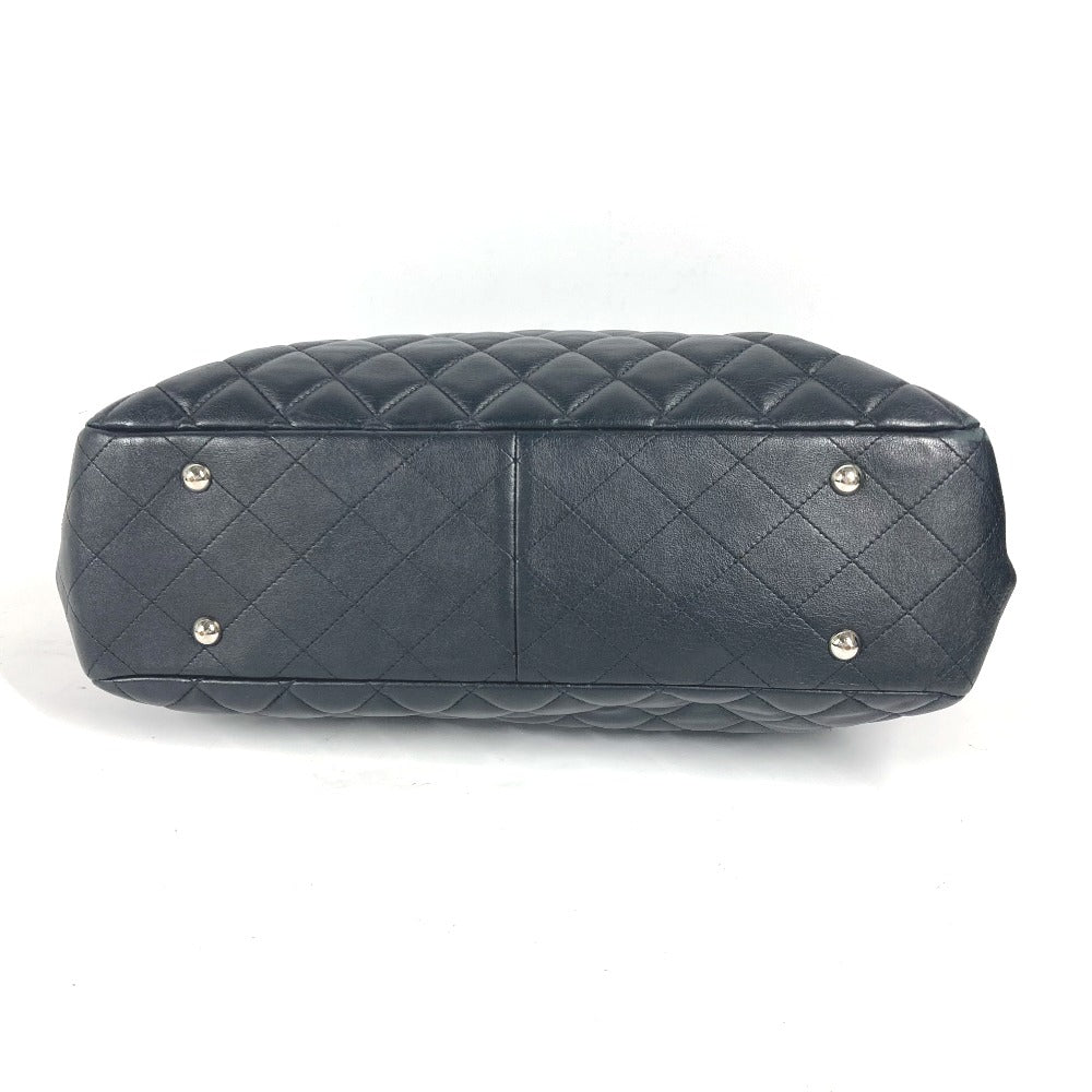 CHANEL Shoulder Bag A91046 lambskin black CC COCO Mark Matelasse Quilting