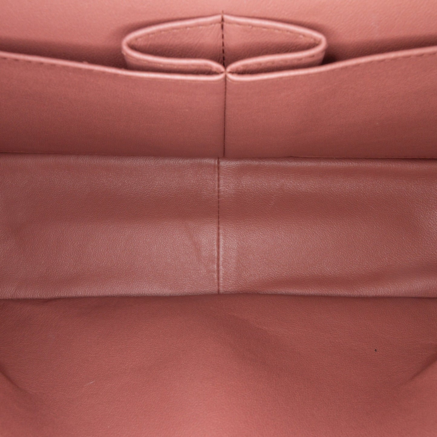 Brown Chanel Jumbo Classic Metallic Patent Double Flap Shoulder Bag