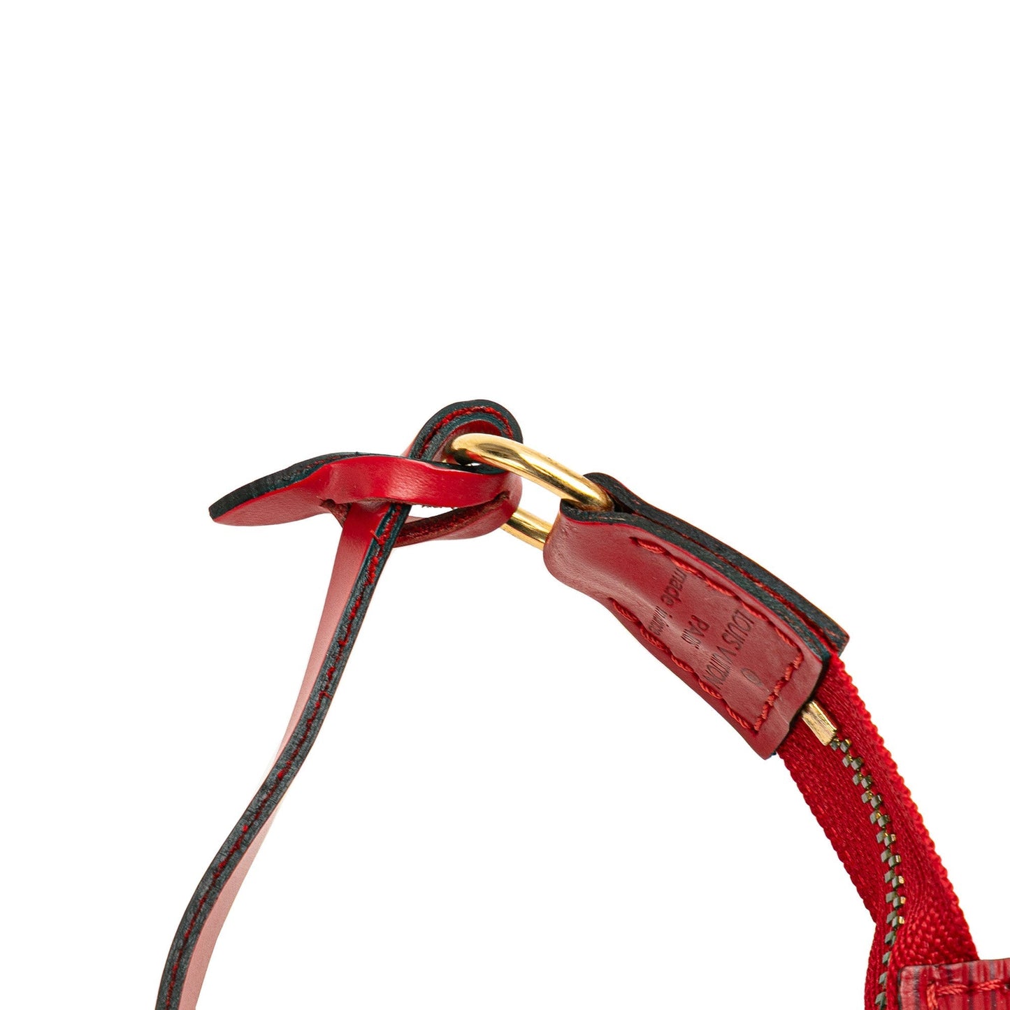 Red Louis Vuitton Epi Pochette Accessoires Shoulder Bag