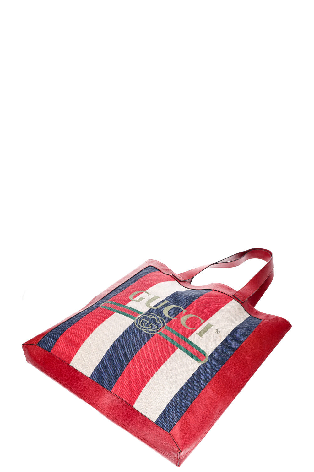 GUCCI Sylvie Stripe Tote