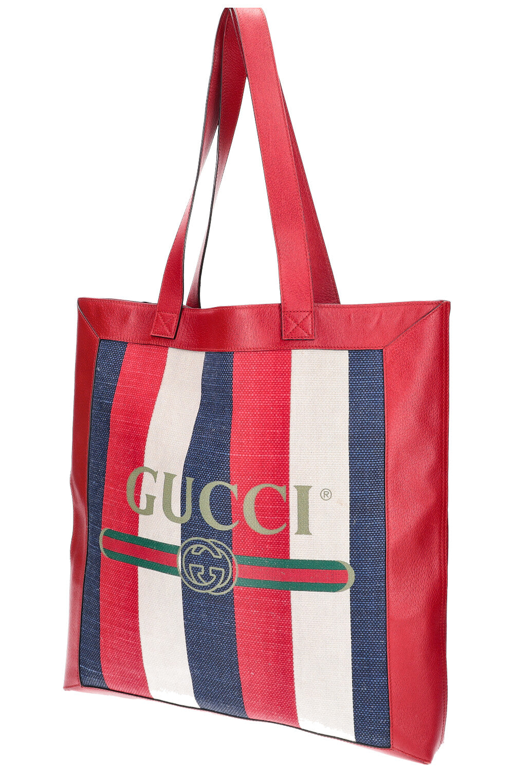 GUCCI Sylvie Stripe Tote