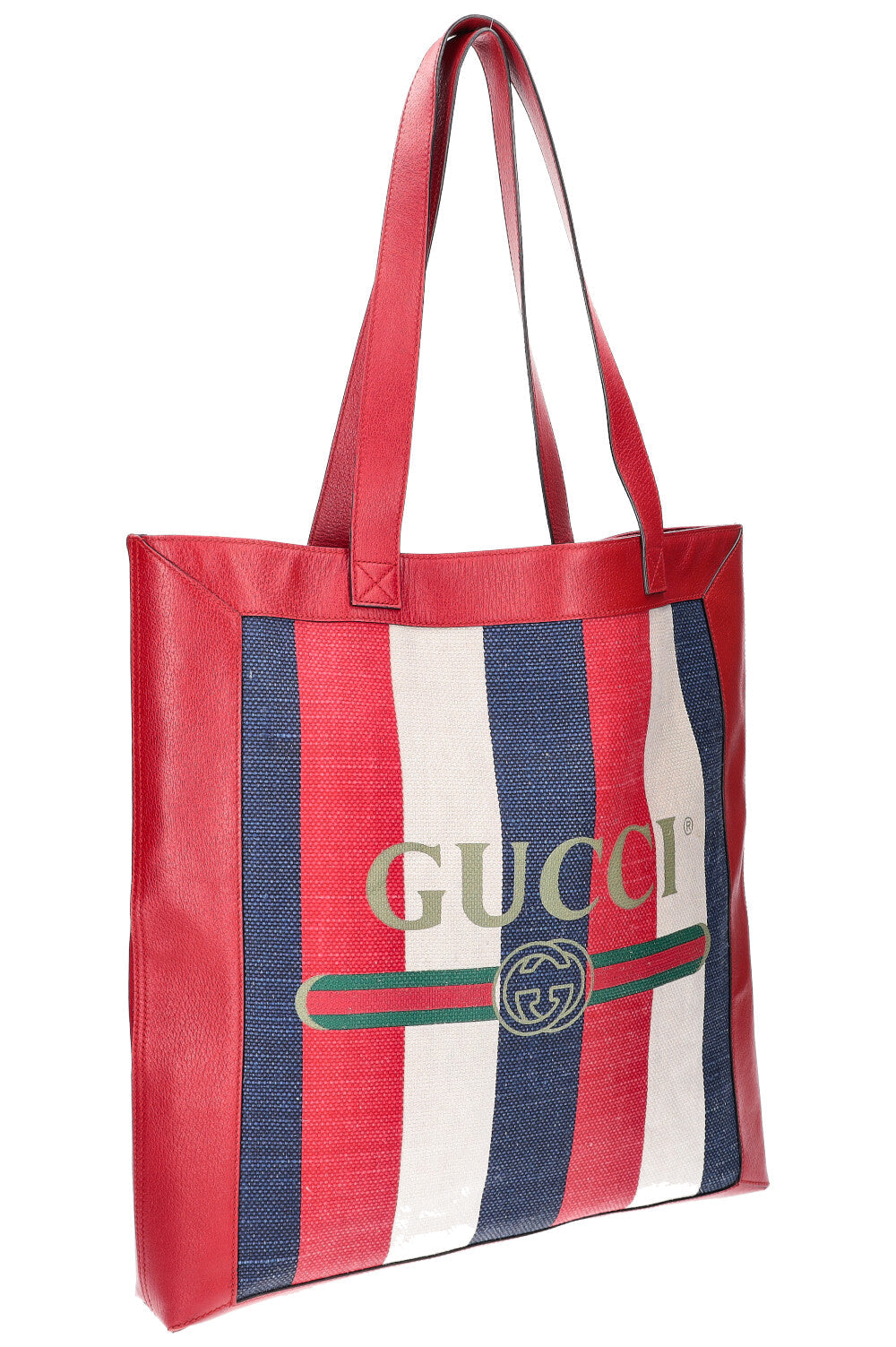 GUCCI Sylvie Stripe Tote