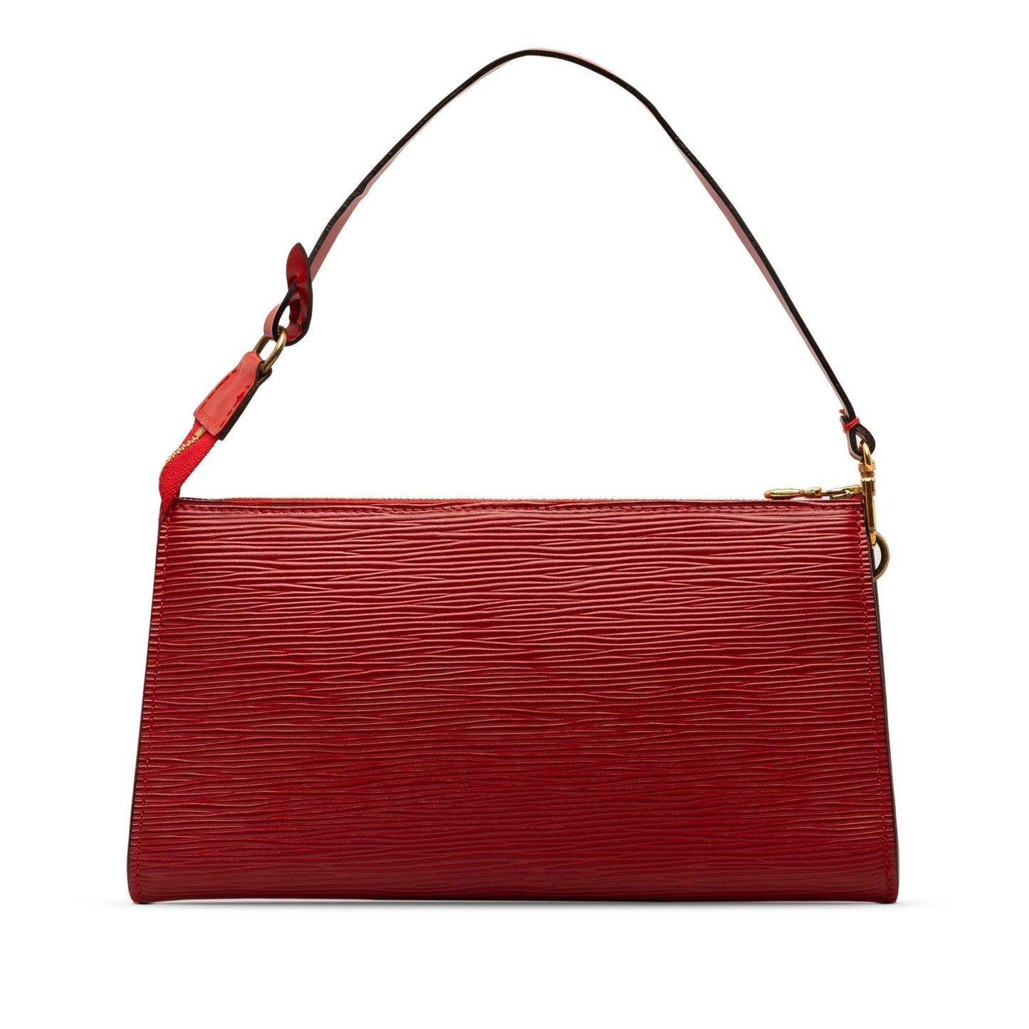 Red Louis Vuitton Epi Pochette Accessoires Shoulder Bag
