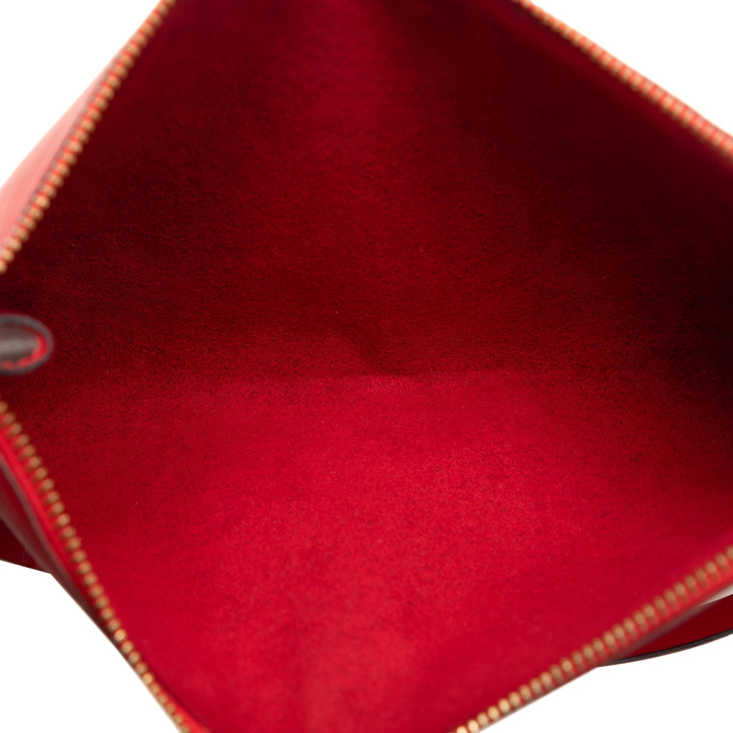 Red Louis Vuitton Epi Pochette Accessoires Shoulder Bag