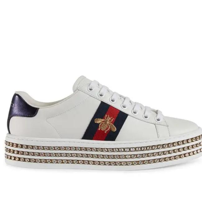 GUCCI ACE Crystal Embellished Sneakers