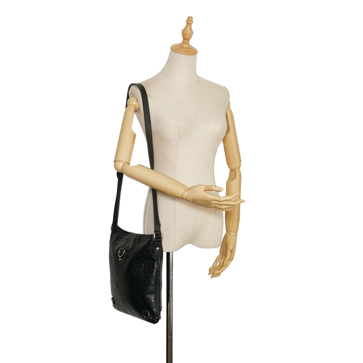 Gucci Abbey D-Ring Embossed Horsebit Crossbody