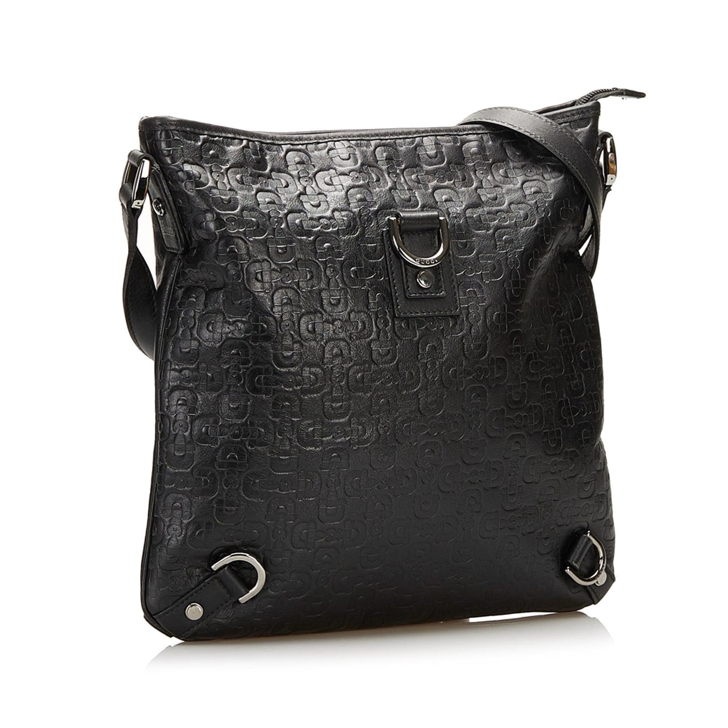 Gucci Abbey D-Ring Embossed Horsebit Crossbody