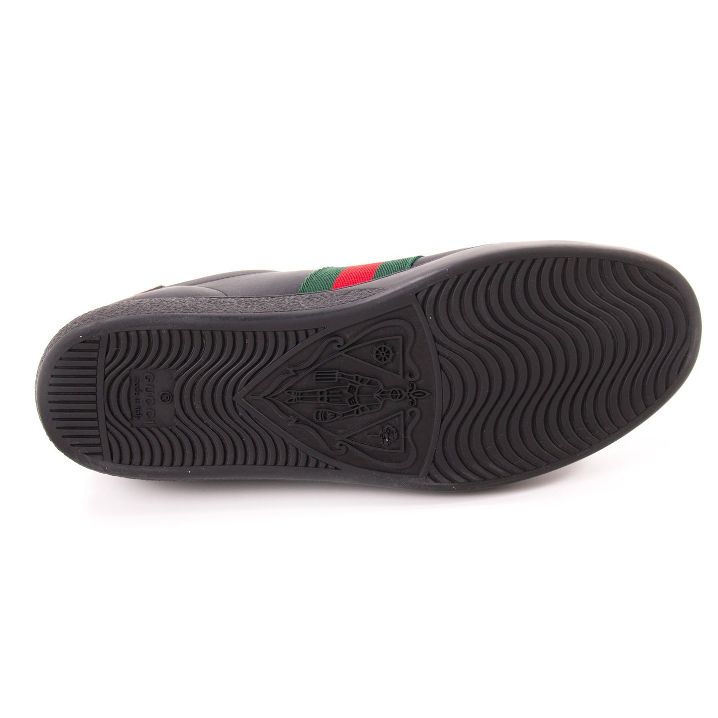 Gucci Ace Leather Embroidered Sneaker
