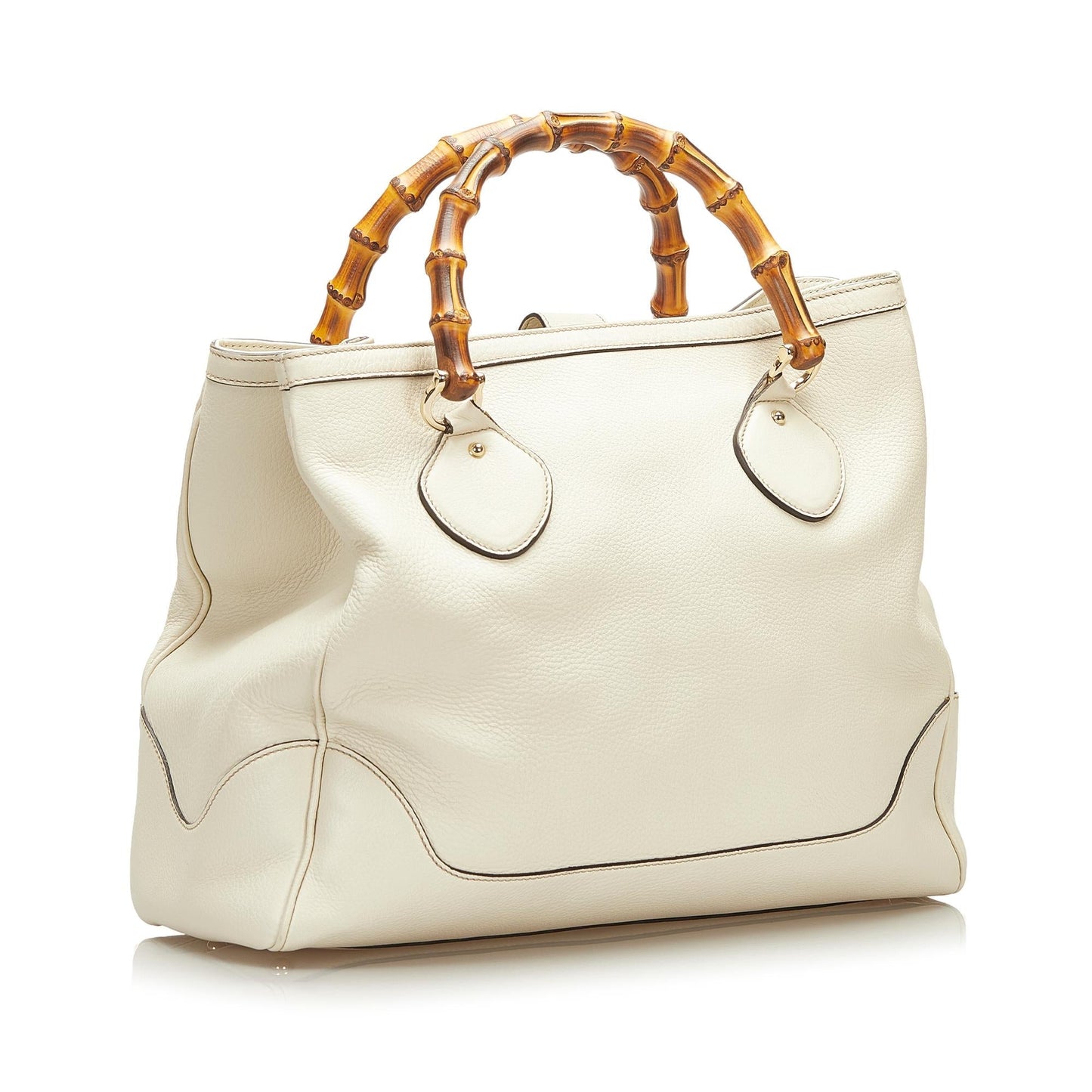 Gucci Bamboo Diana Leather Tote Bag