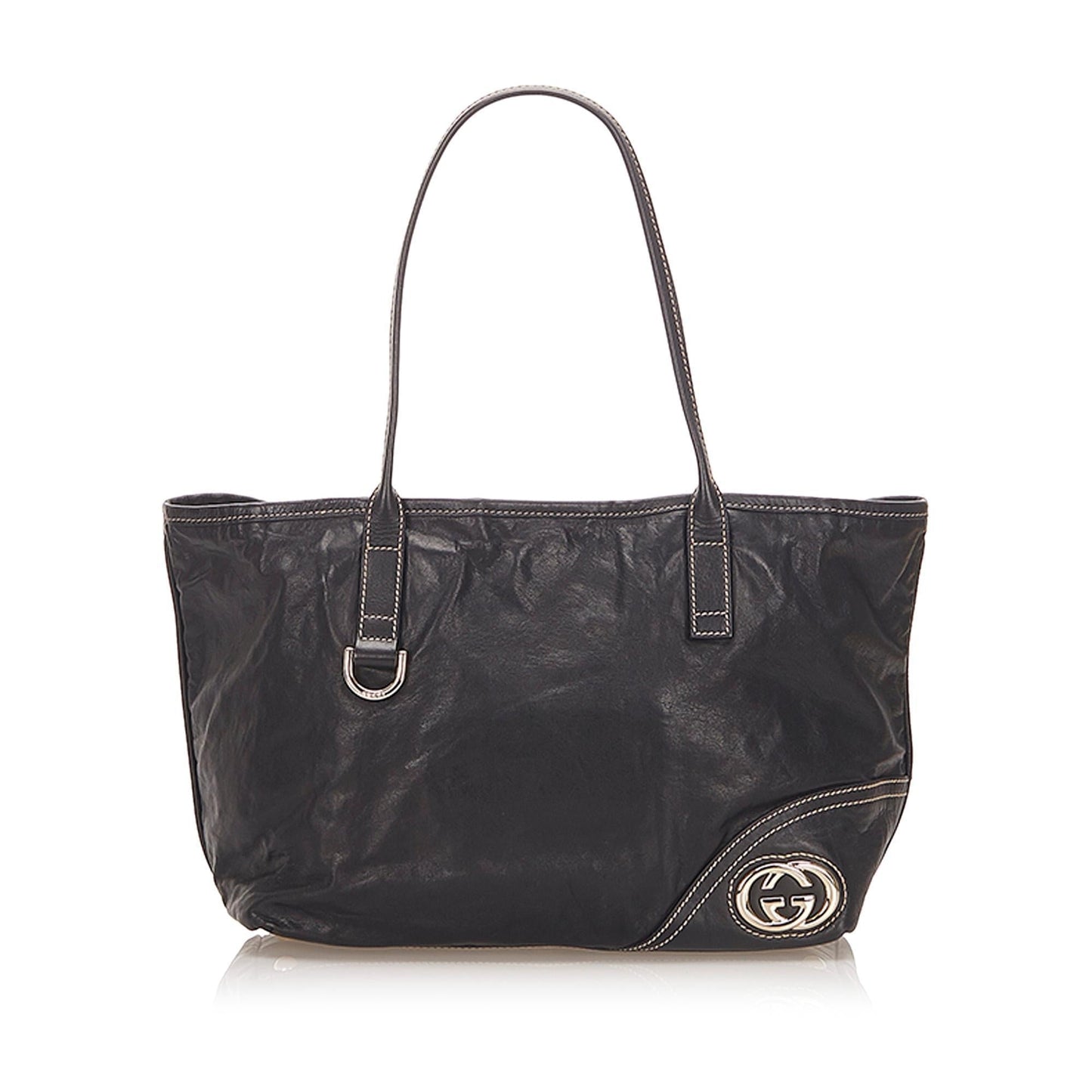 Gucci Britt Leather Tote Bag (SHG-19062)