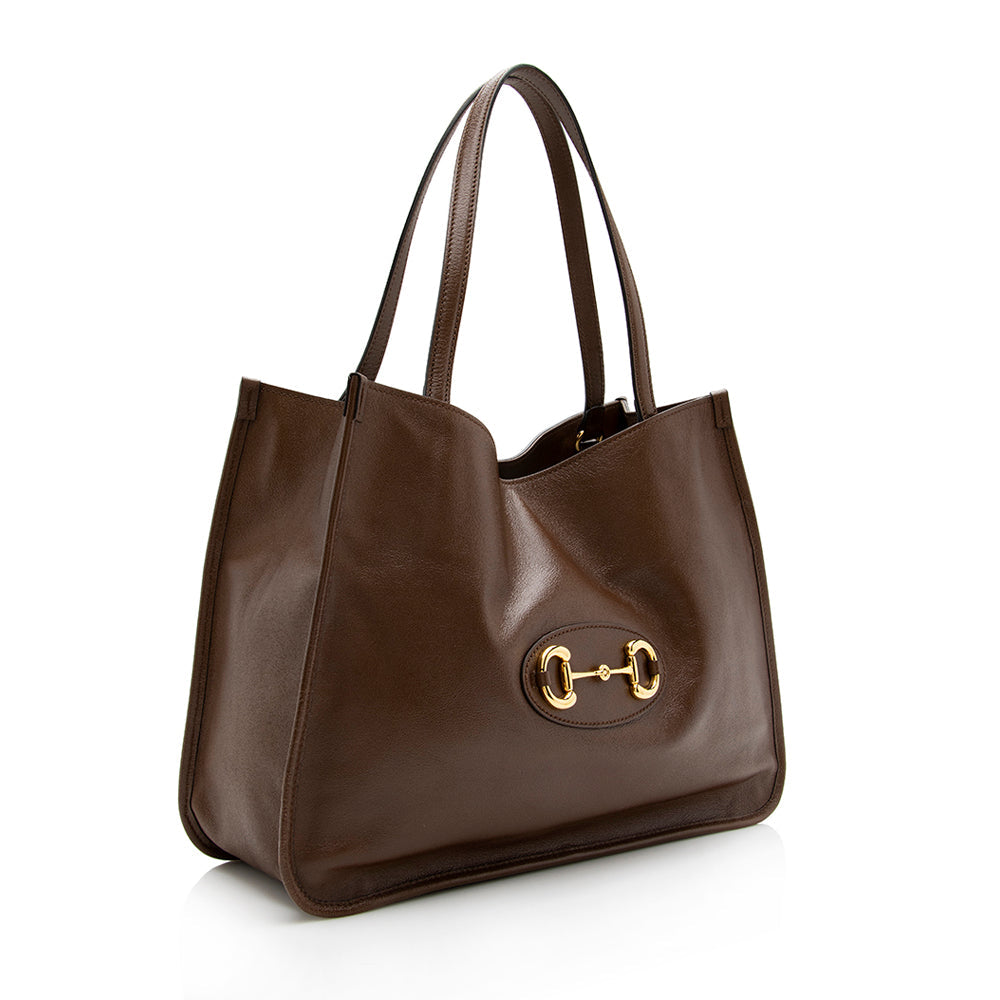 Gucci Calfskin 1955 Horsebit Tote