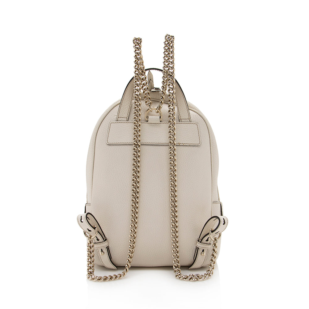 Gucci Leather Soho Chain Backpack