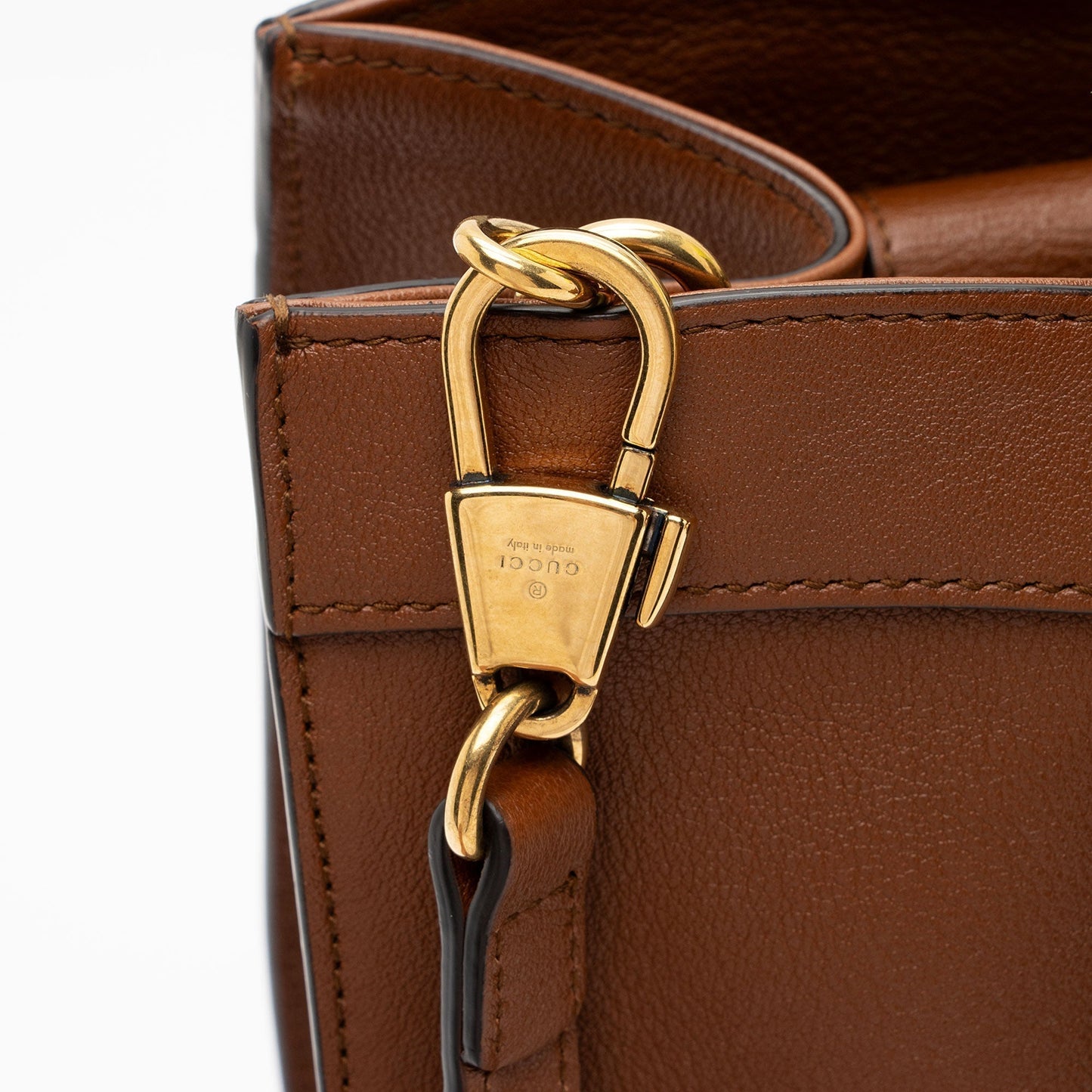 Gucci Cuir Leather Diana Medium Tote (SHF-VwOAIt)