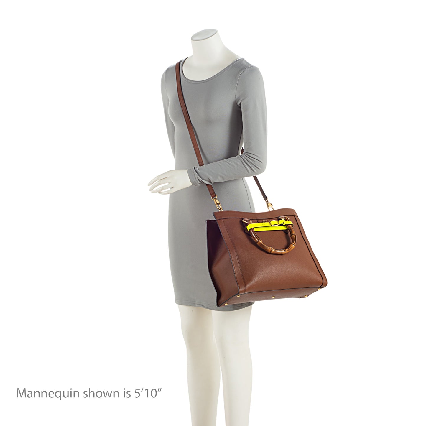 Gucci Cuir Leather Diana Medium Tote (SHF-VwOAIt)