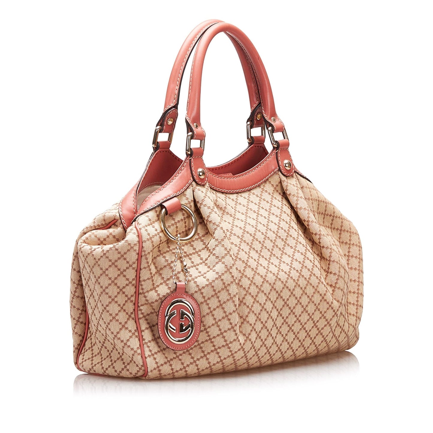Gucci Diamante Sukey Canvas Tote Bag