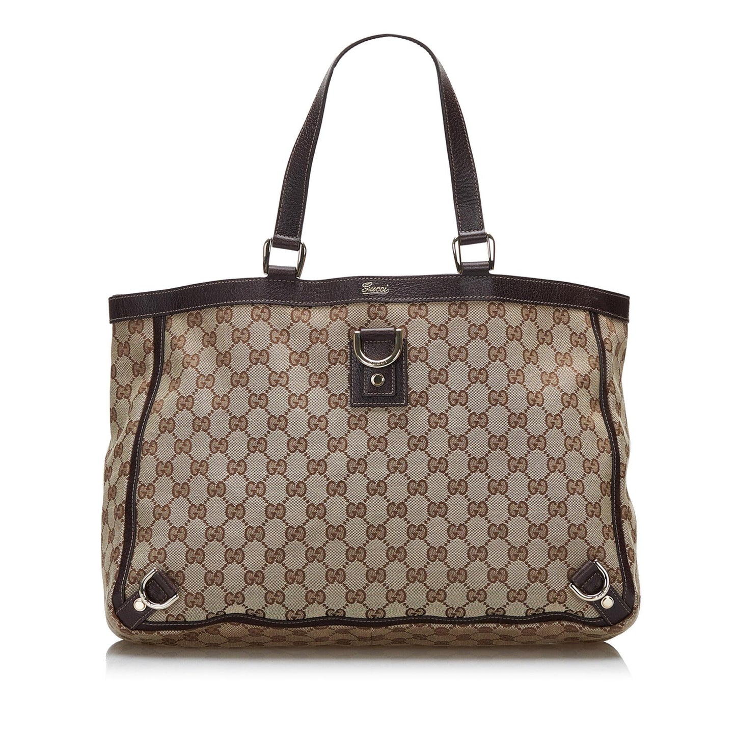 Gucci GG Canvas Abbey D-Ring Tote (SHG-mTyyiF)