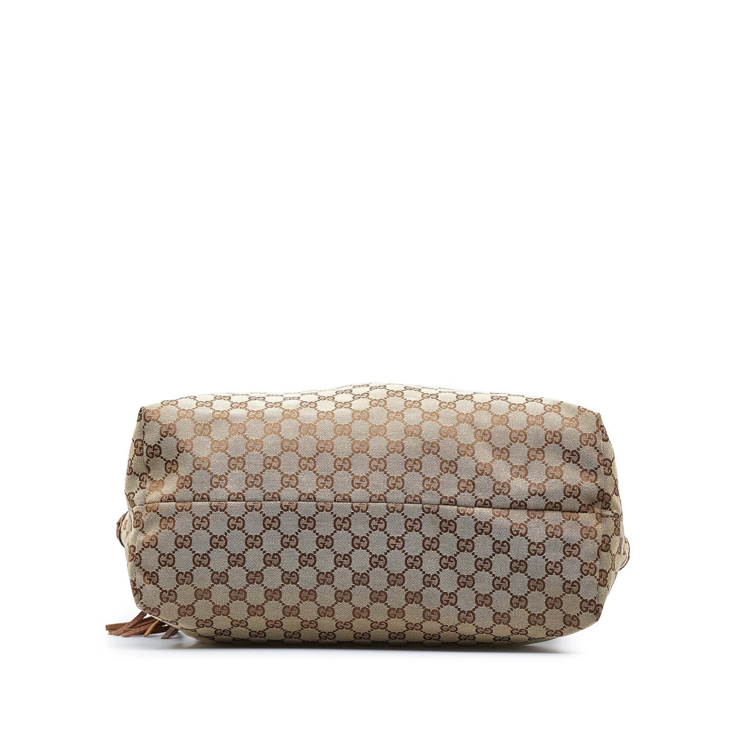 Gucci GG Canvas Bamboo Tassel Tote (SHG-LLt9jD)