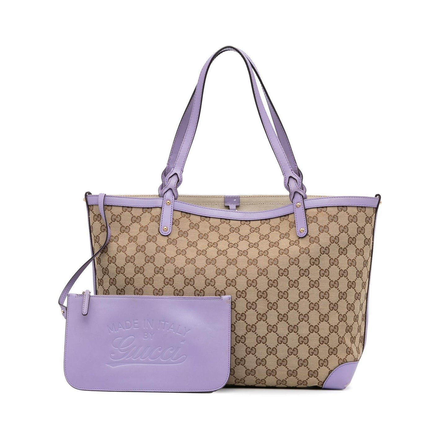 Gucci GG Canvas Craft Tote (SHG-MJEHbV)