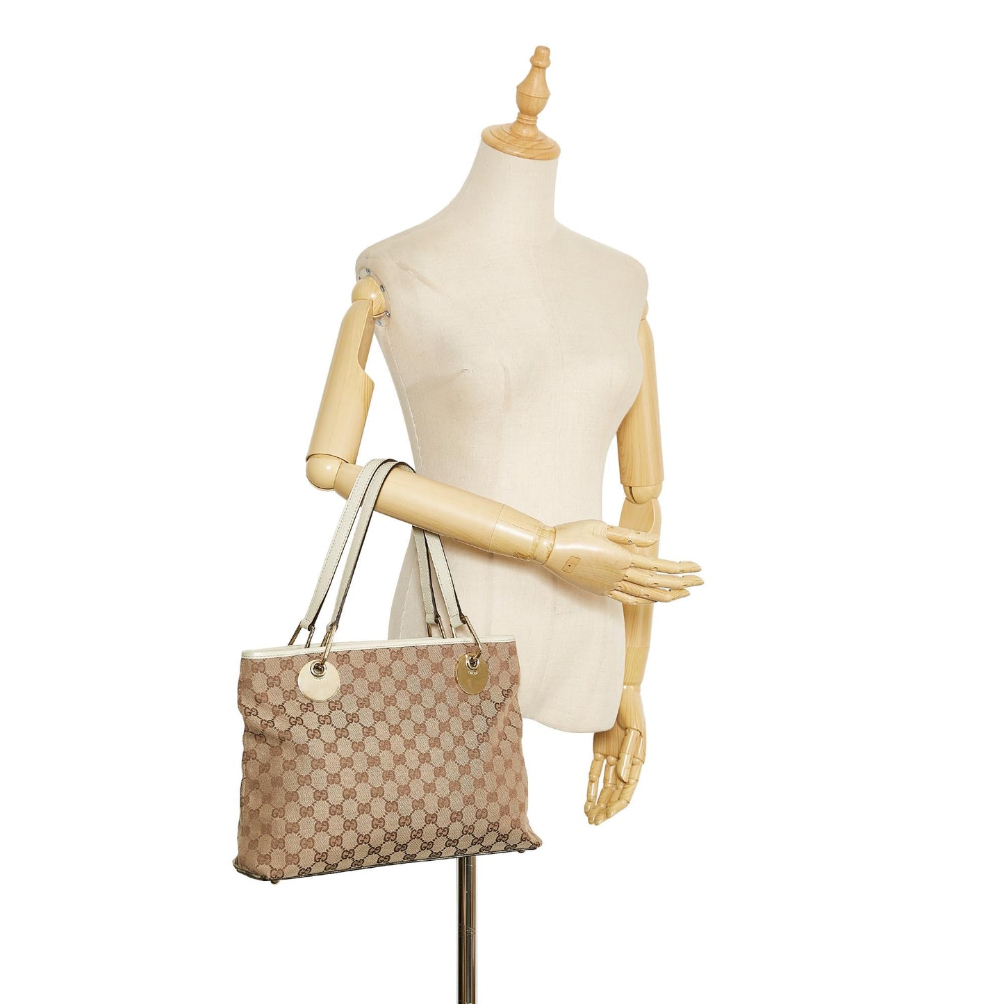 Gucci GG Canvas Eclipse Tote (SHG-y7kFVR)