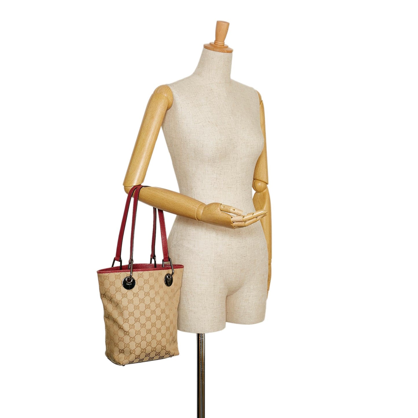 Gucci GG Canvas Eclipse Tote (SHG-Yq3T5g)