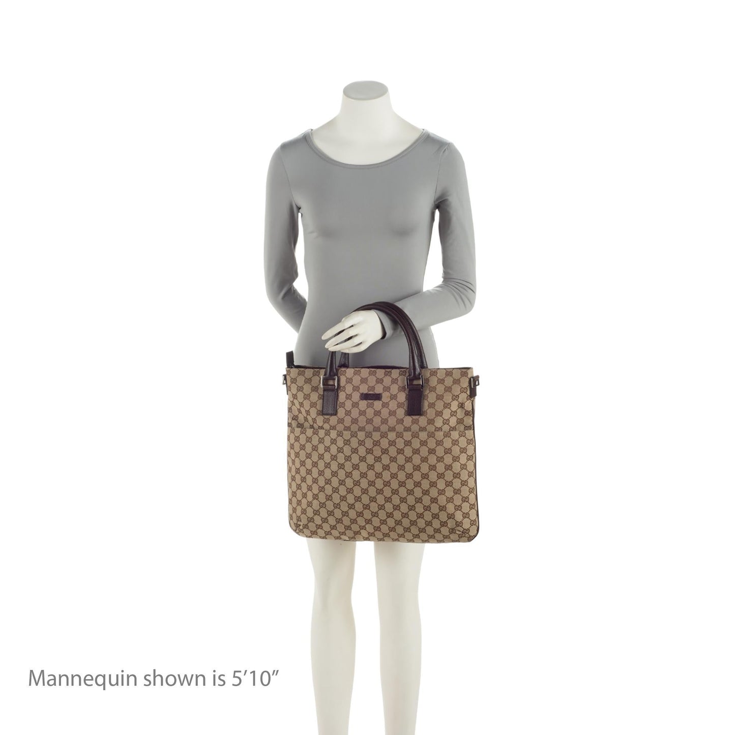 Gucci GG Canvas Front Pocket Convertible Large Tote (SHF-DbPq0d)