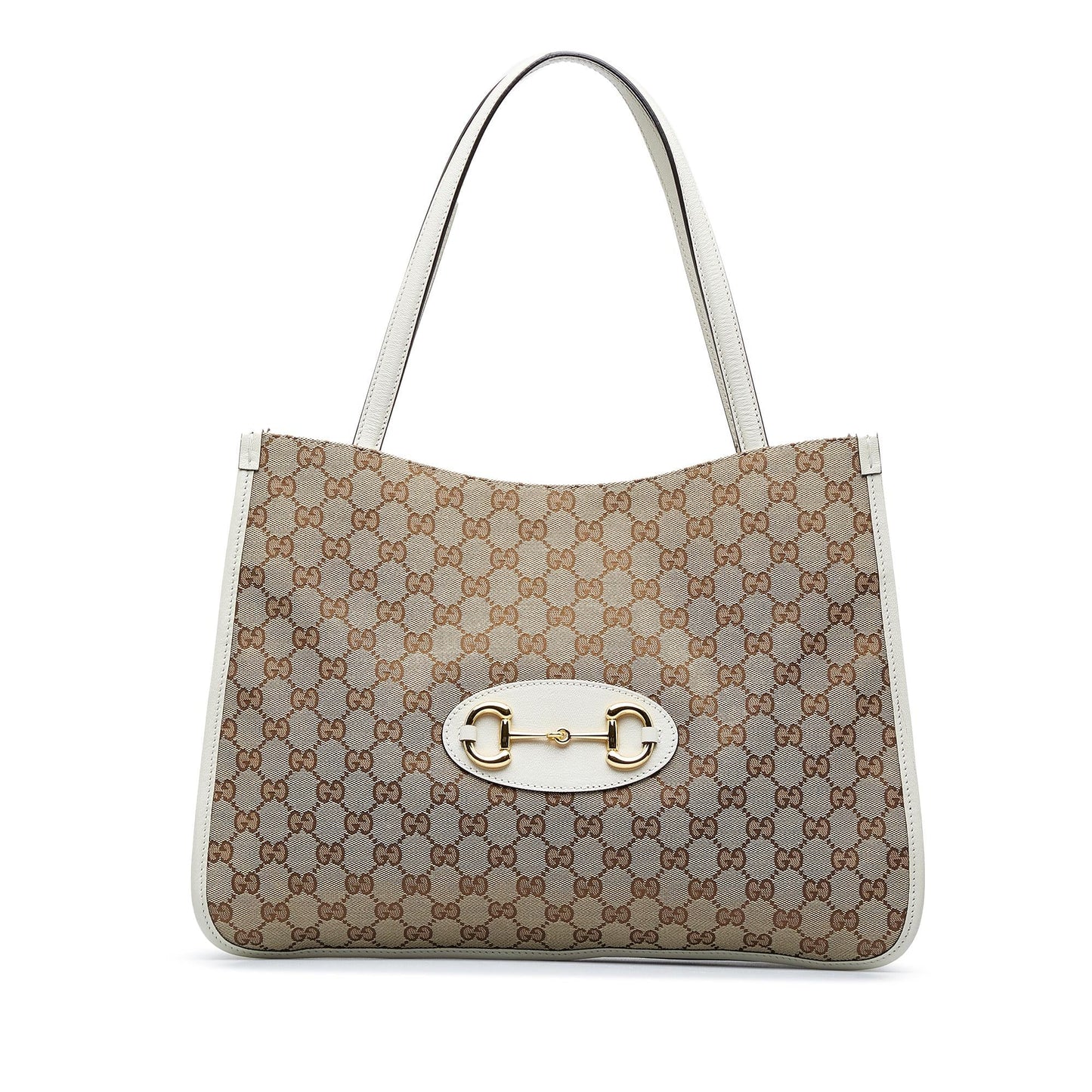 Gucci GG Canvas Horsebit 1955 Tote Bag (SHG-vcIr3M)