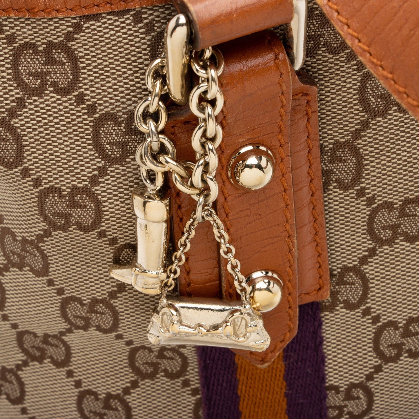 Gucci GG Canvas Jolicoeur Medium Tote (SHF-JDa0i6)